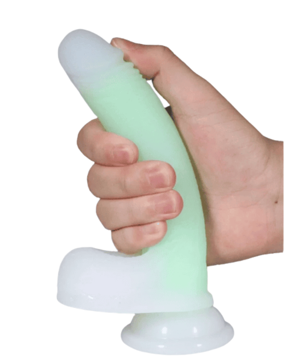 Prótese Realística Brilha no Escuro - Verde Neon - Imagem 4