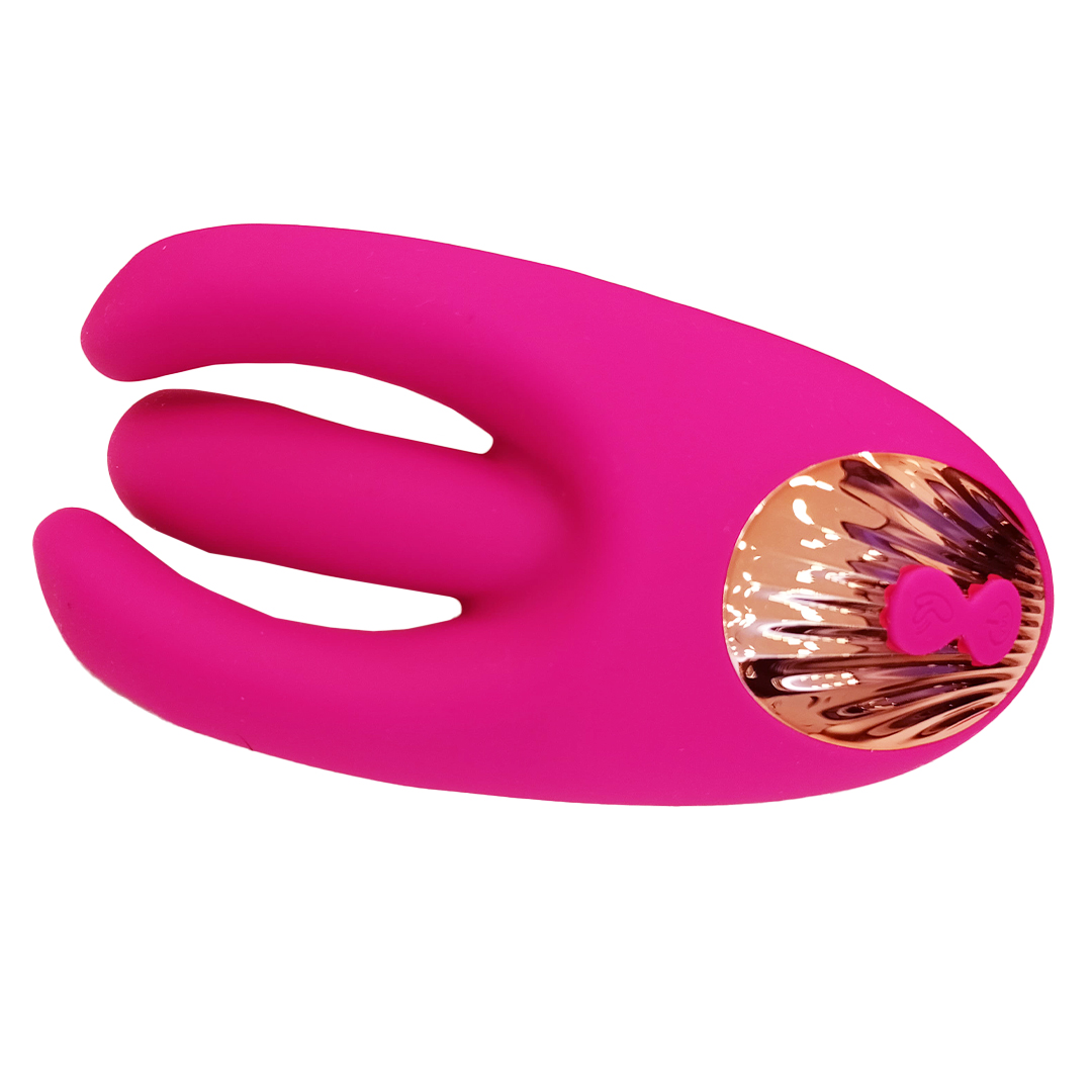 Vibrador com Movimento de Dedilhar e Estimulador de Clitóris - Imagem 3