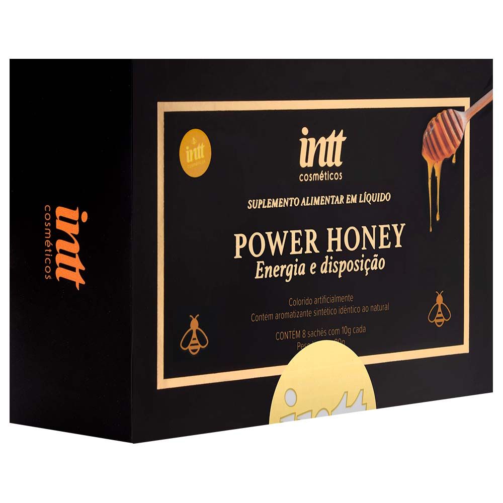 Power Honey Energy Drink 8 Sachês Intt - Imagem 3