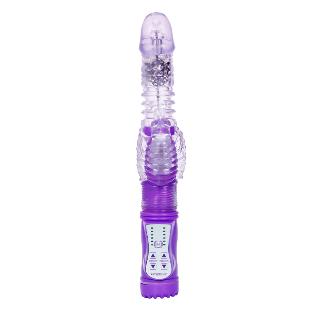 Vibrador Butterfly Rotativo Vai e Vem com Estimulador de Clitóris - 2 Cores - Recarregável - Imagem 3