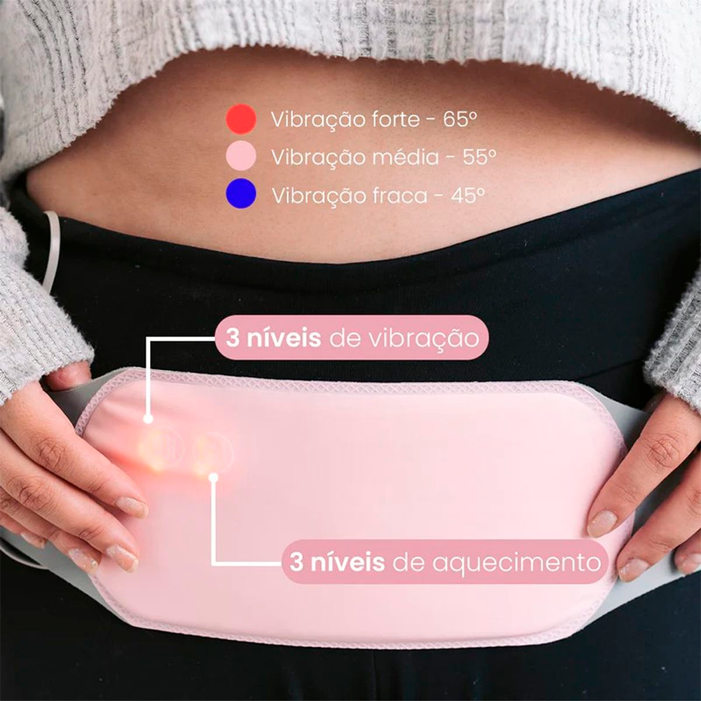 Vibrador com Aquecimento para Alívio Menstrual - Imagem 3