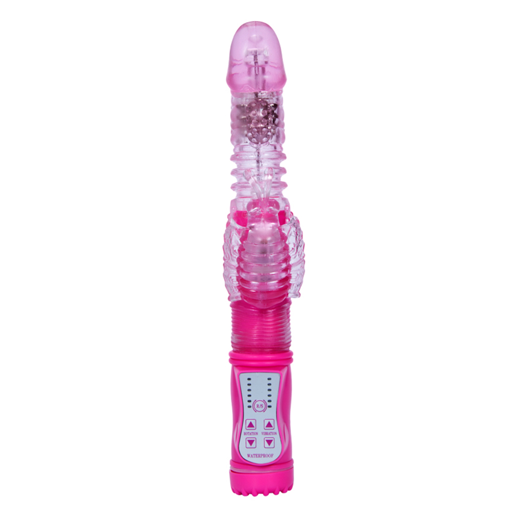Vibrador Butterfly Rotativo Vai e Vem com Estimulador de Clitóris - 2 Cores - Recarregável - Imagem 4