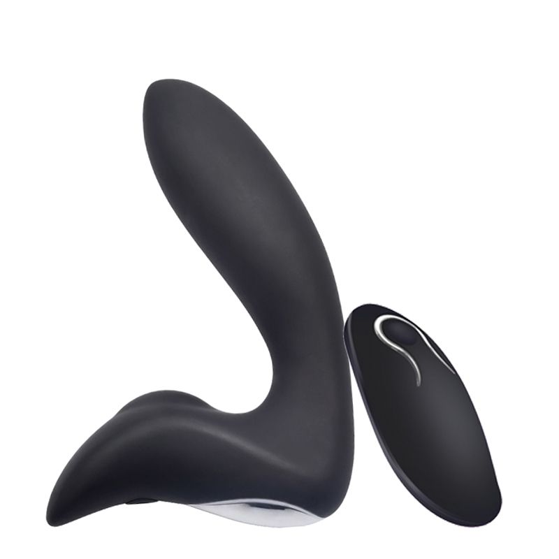 Estimulador de Próstata Vibratório com Controle - Preto