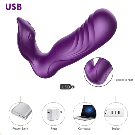 Vibrador Vem e Vai Metralhadora com Controle Remoto - Imagem 5