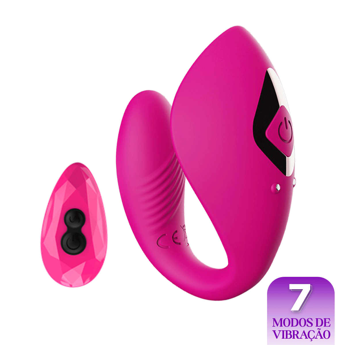Vibrador de Casal Joyce com Controle Remoto - Dibe